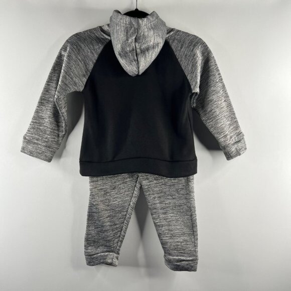 Space Jam New Kids Looney Tunes Stay Tuned 2 Piece Hoodie Set Size 4T Grey/Black - Picture 3 of 8